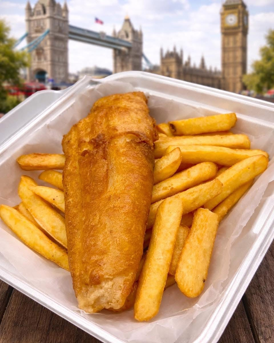 Trackside food at Clermont RC Complex - Fish and Chips