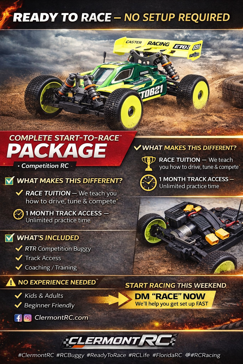 Clermont RC Hobby Shop - START-TO-RACE package