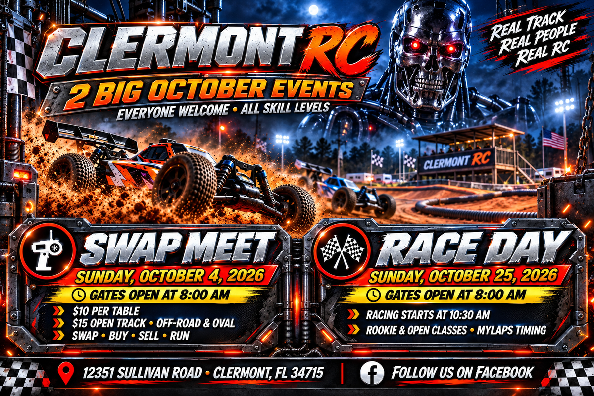 Swap Meet Table/Open Track/Race Day