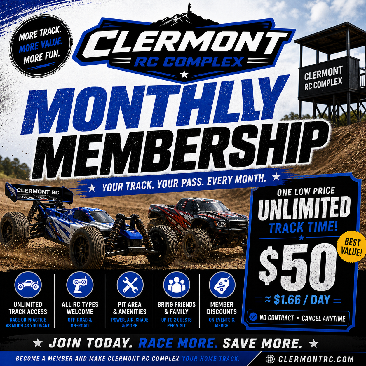 Monthly Memberships