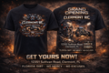Clermont RC Complex official club tee shirt front design