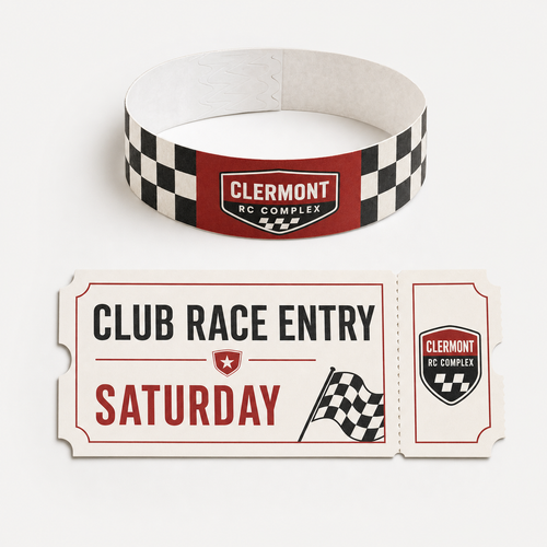 Club Race Entry — Saturday event ticket and wristband, Clermont RC Complex